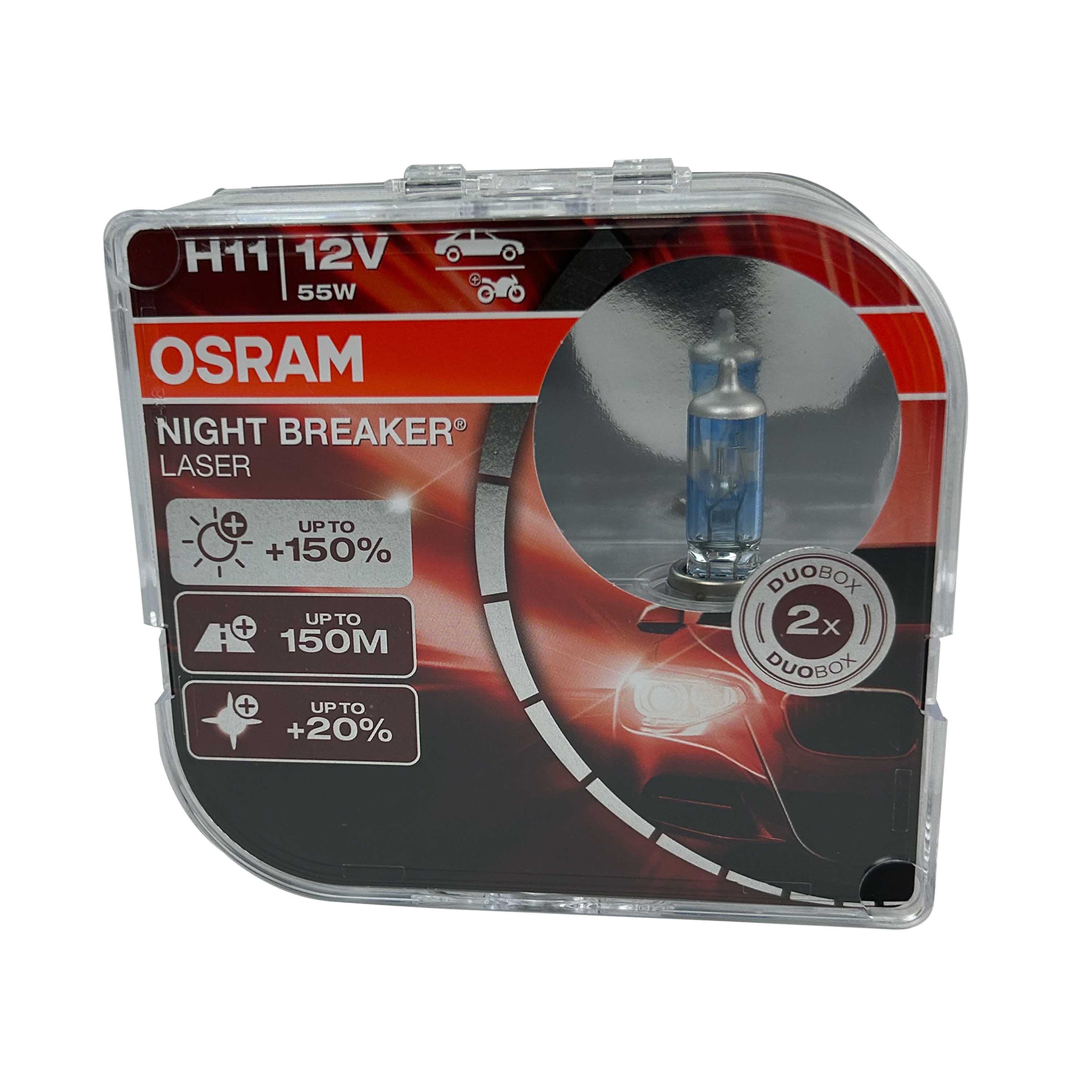 Osram Night Breaker Laser 150 H4 12V/60-55W | - Autolampen