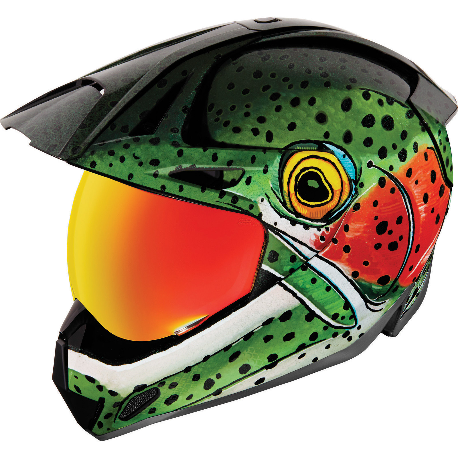 crossover icon helmets Icon Variant Pro Bug Chucker Dual Sport Helmet & Visor DS Motorcycle  Touring Lid