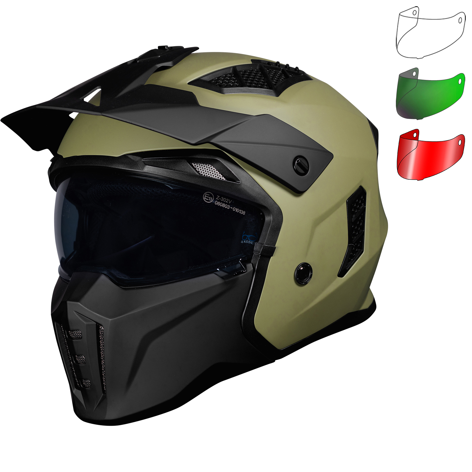 army colour bike helmet Meta Solid Color TSG in satin olive TITUS Strap Retention System With Sliding Adjuster Stage Helmet W/Mips Signature Camo