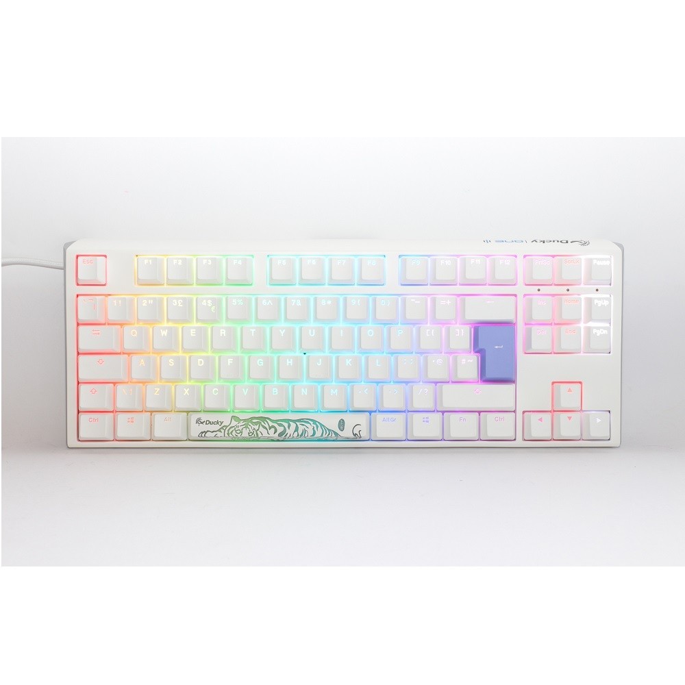 Tastiera da gioco meccanica Ducky One 3 Classic 65 RGB Nero ciliegia - Bianco puro