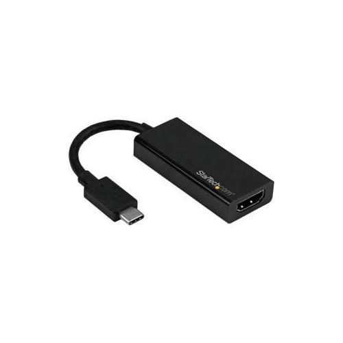 StarTech Cable Adaptador USB-C A A/V Digital Compatible Thunderbolt 3 Negro 4K 60