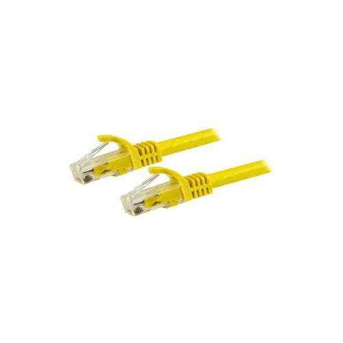 Cavo patch Cat6 StarTech da 7 m con connettori RJ45 antigroviglio Cavo patch giallo da 7 m