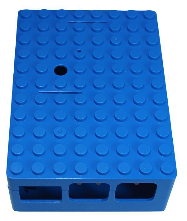 Multicomp Pi-blox Case In Blue For Raspberry Pi Model B+ Pi 2 Model B Pi 3 B