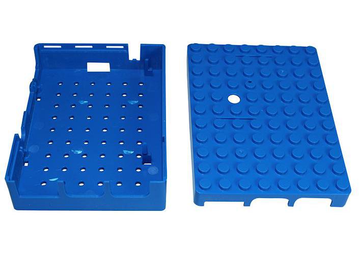 Multicomp Pi-blox Case In Blue For Raspberry Pi Model B+ Pi 2 Model B Pi 3 B