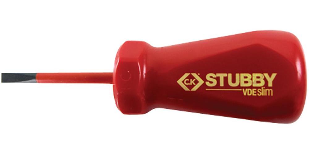 T48344-040 Stubby Vde Slim Screwdriver Slotted 4.0 X 46mm