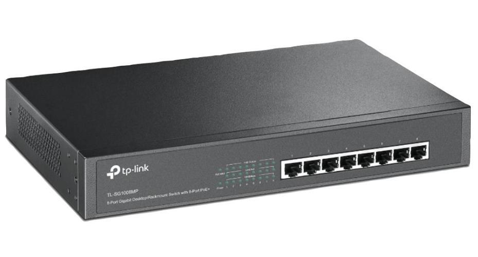 8 Port Gigabit Desktop / Rackmount Switch with PoE+ - TP-LINK