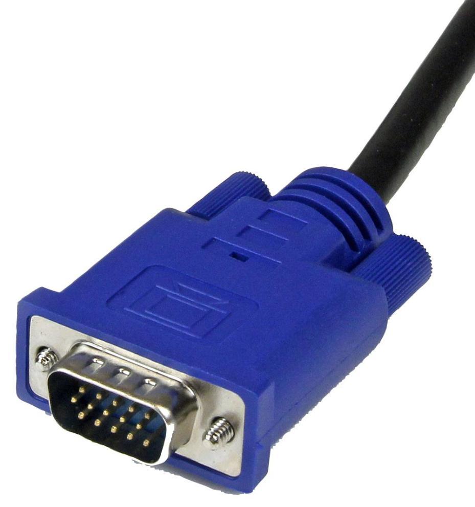 2-in-1 Ultra Thin USB KVM Cable, 3m - STARTECH