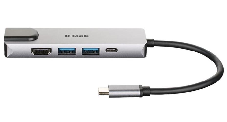 USB-C Multiport Hub With Digital A/V Cable & Gigabit Ethernet 2X USB-A USB-C Dig