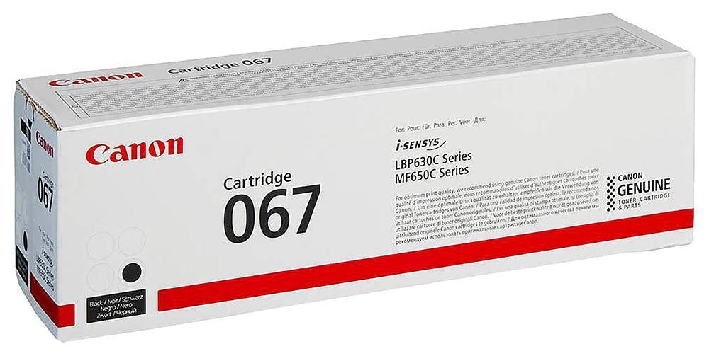 067 Genuine Toner Cartridge, Black 1350 Pages - 5102C002