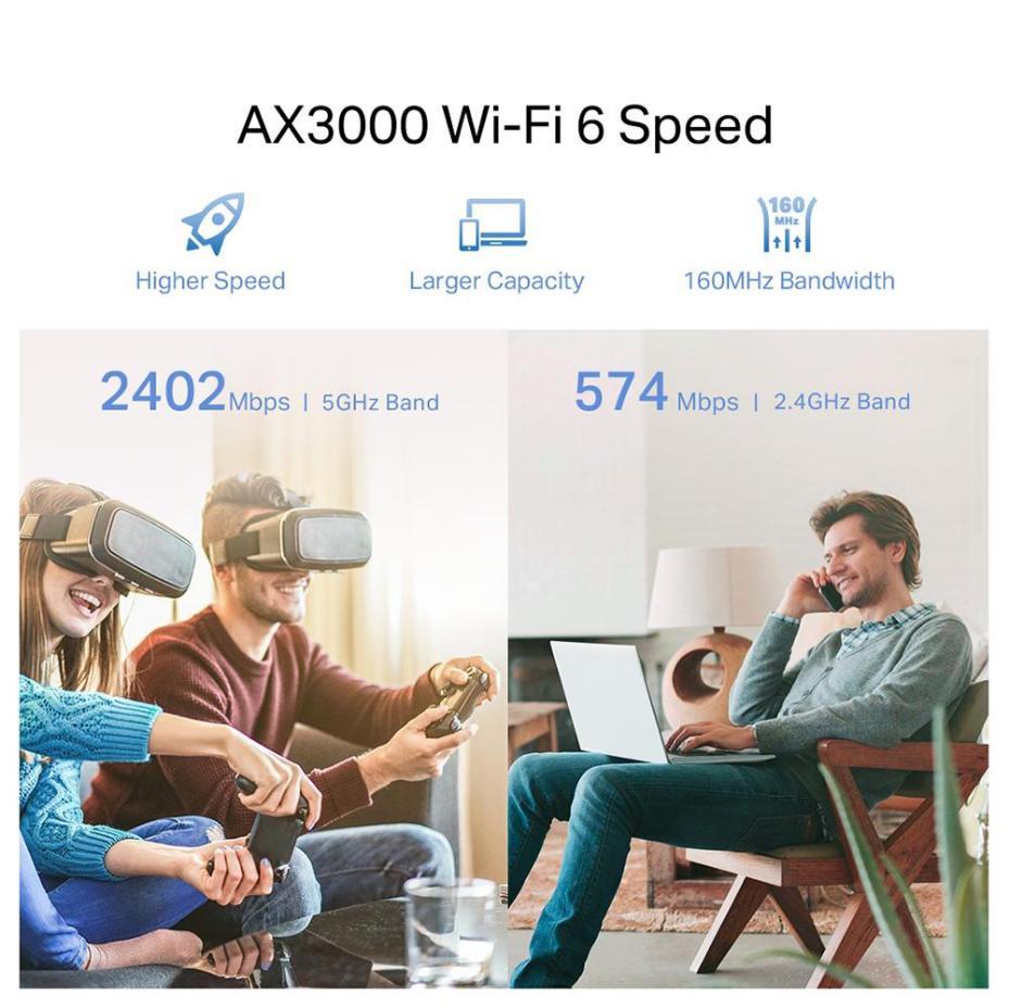 AX3000 Mesh WiFi 6 Range Extender mit EasyMesh, WPA3 – RE705X