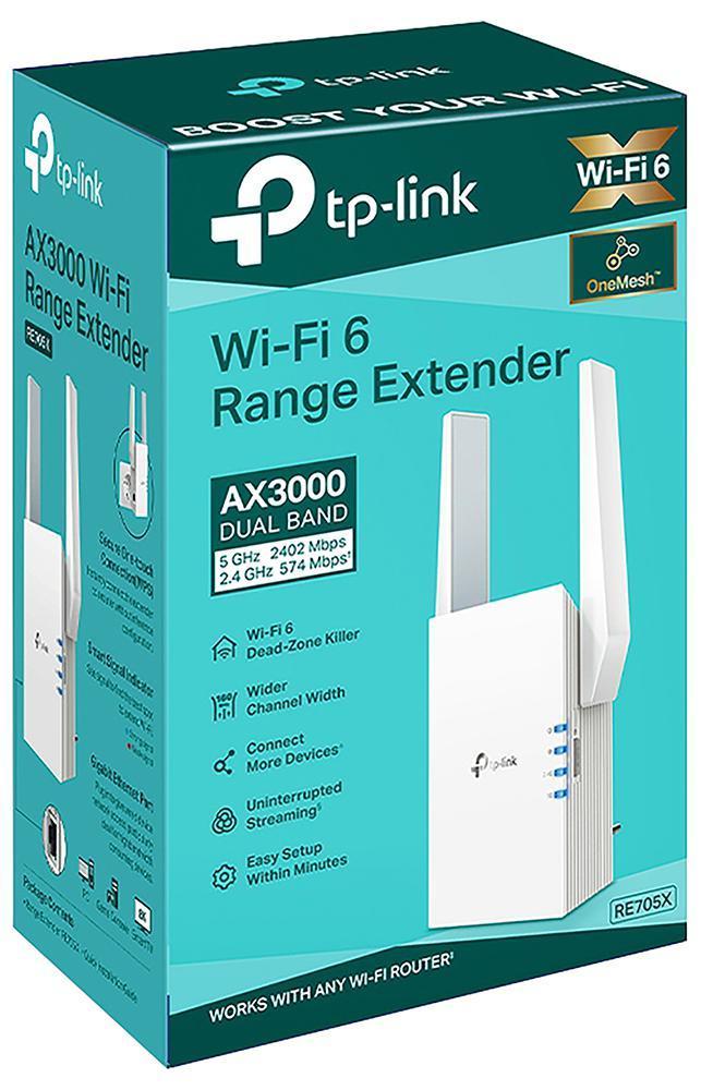 AX3000 Mesh WiFi 6 Range Extender mit EasyMesh, WPA3 – RE705X