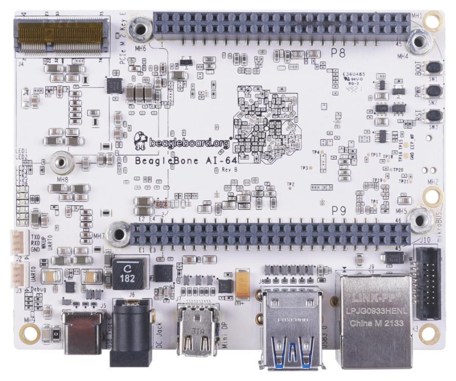 Placa de desarrollo BeagleBone AI-64 para IA y aprendizaje automático - 102110646