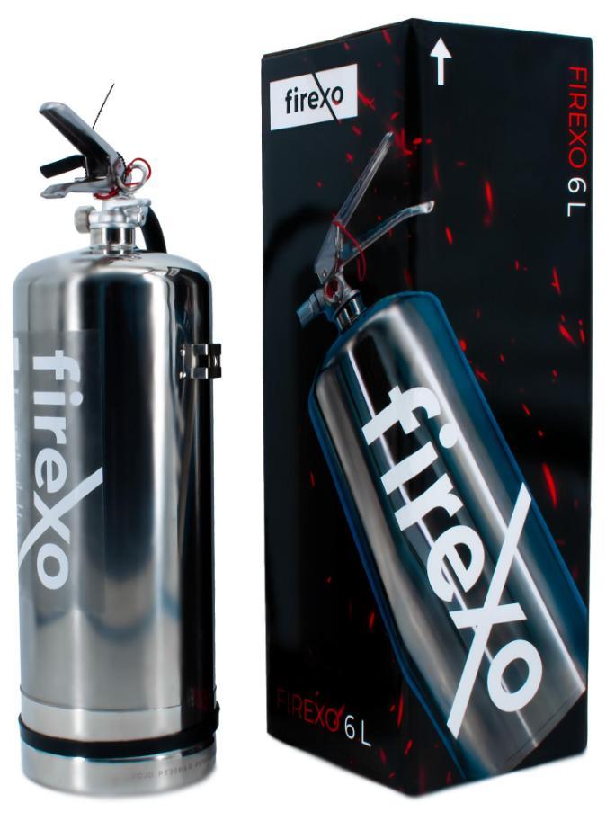 Stainless Steel All Fires Fire Extinguisher, 6L - 5060638820819