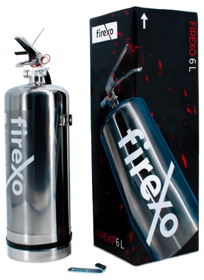 Stainless Steel All Fires Fire Extinguisher, 6L - 5060638820819