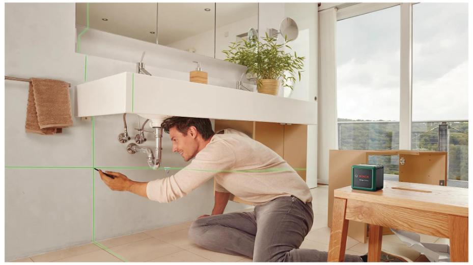 Nivel Láser Línea Cruzada Verde Quigo 12m - QUIGO GREEN