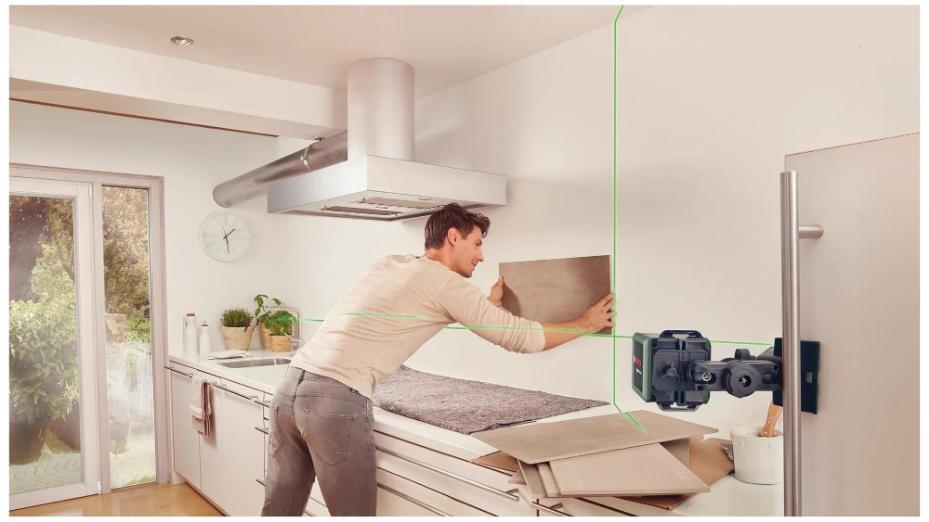 Nivel Láser Línea Cruzada Verde Quigo 12m - QUIGO GREEN