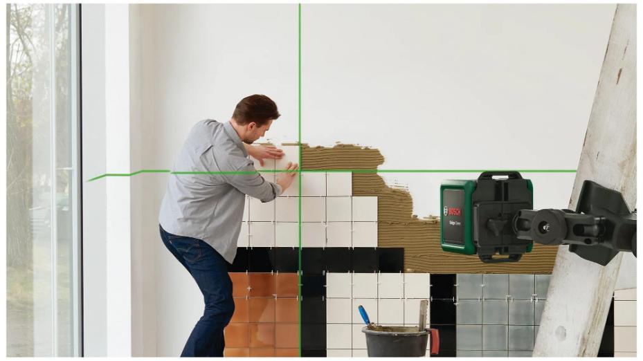 Nivel Láser Línea Cruzada Verde Quigo 12m - QUIGO GREEN