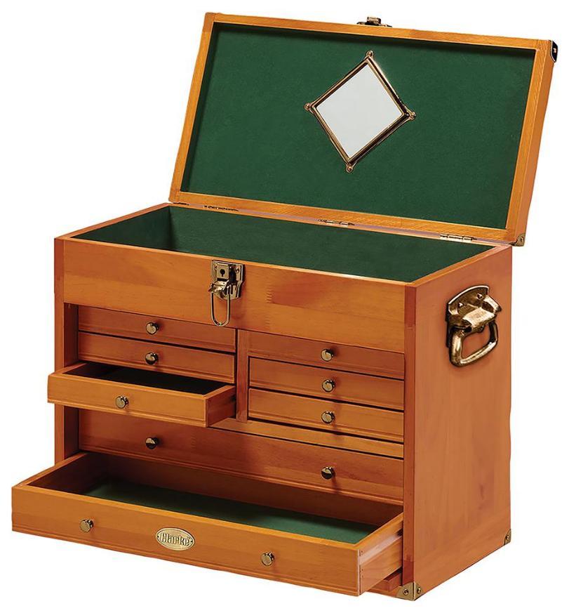 8 Drawer Wooden Machinist Tool Storage Chest - CMW-8B CLARKE