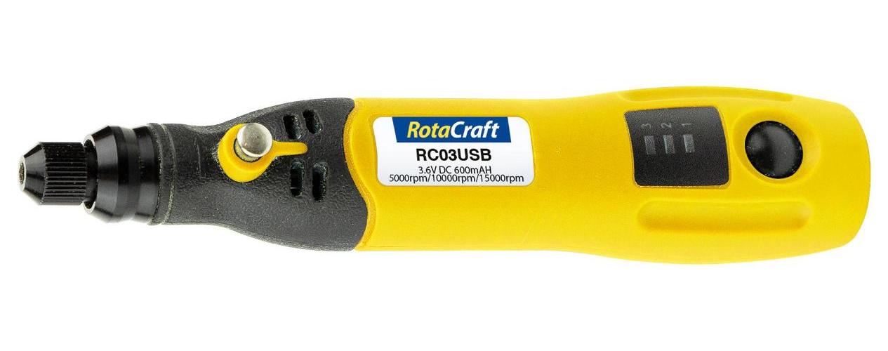 Kit de micro-outils rotatifs sans fil 3,6 V - RC03USB