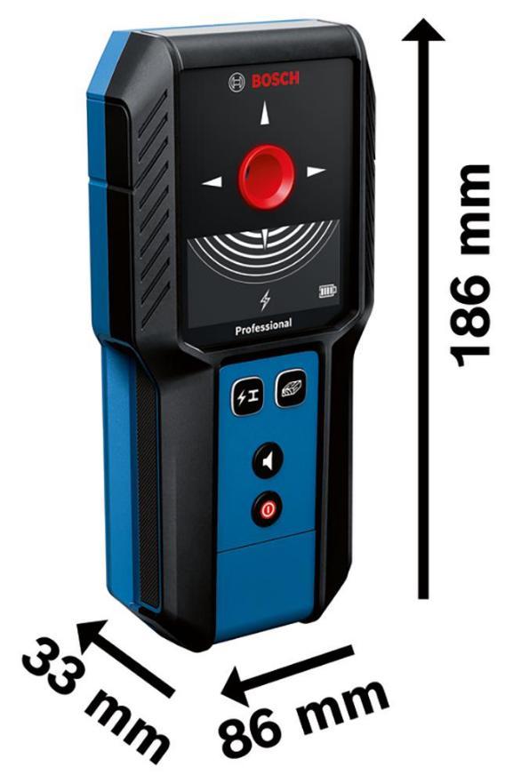 GMS 120-27 Detector/buscador profesional de metales, alambres y postes - GMS 120-27