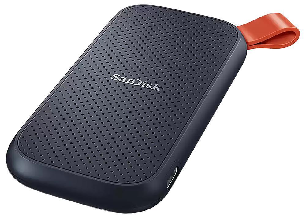 Portable SSD USB 3.2 Gen 2 Solid State Drive, 2TB Black - SDSSDE30-2T00-G26