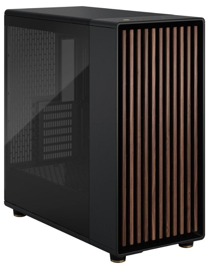North XL ATX Tower Case with Tempered Glass Panel, Charcoal Black FD-C-NOR1X-02