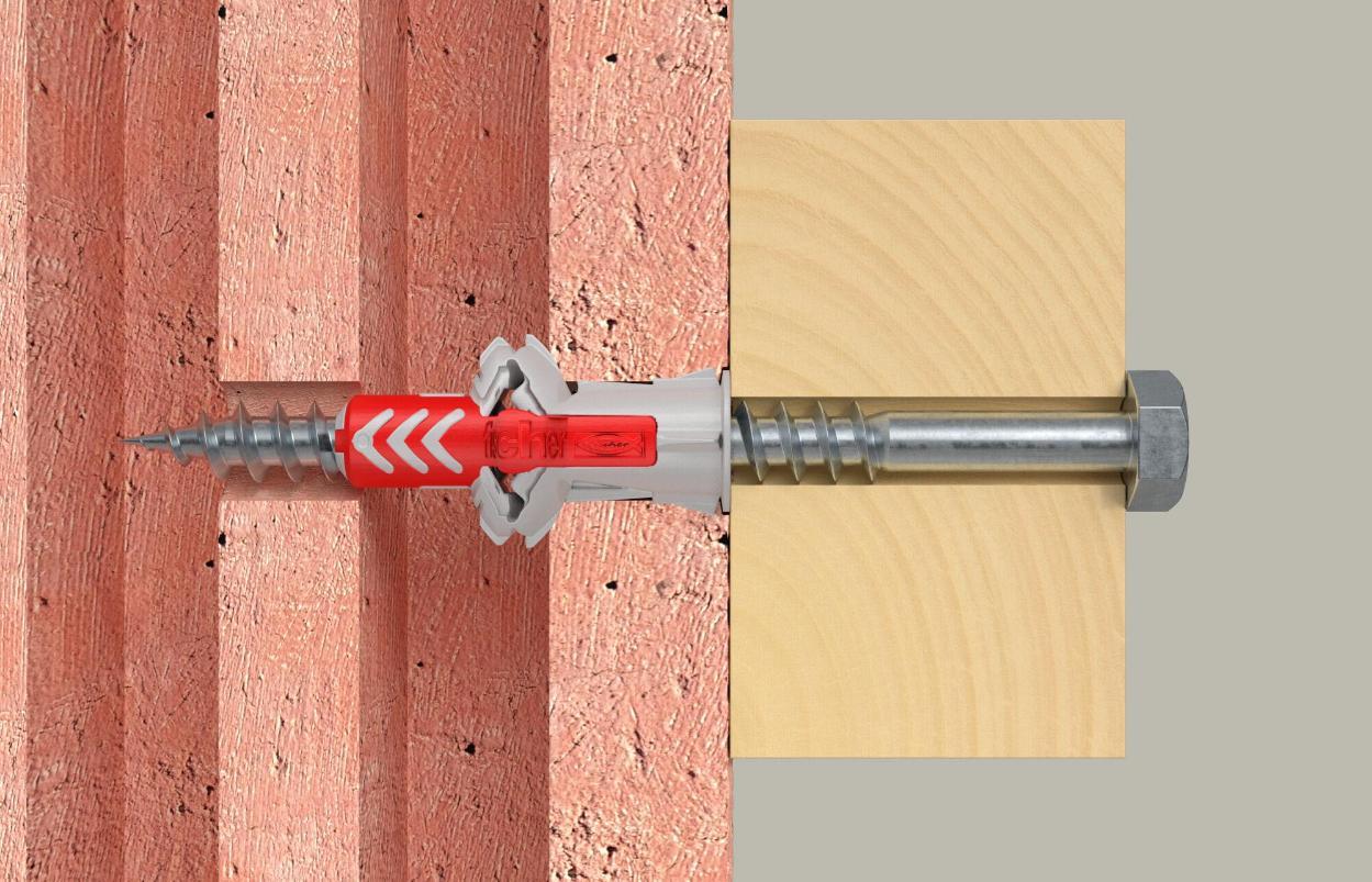 Tacos de pared para placas de yeso Duopower de 12 mm x 60 mm, paquete de 25 - 538253