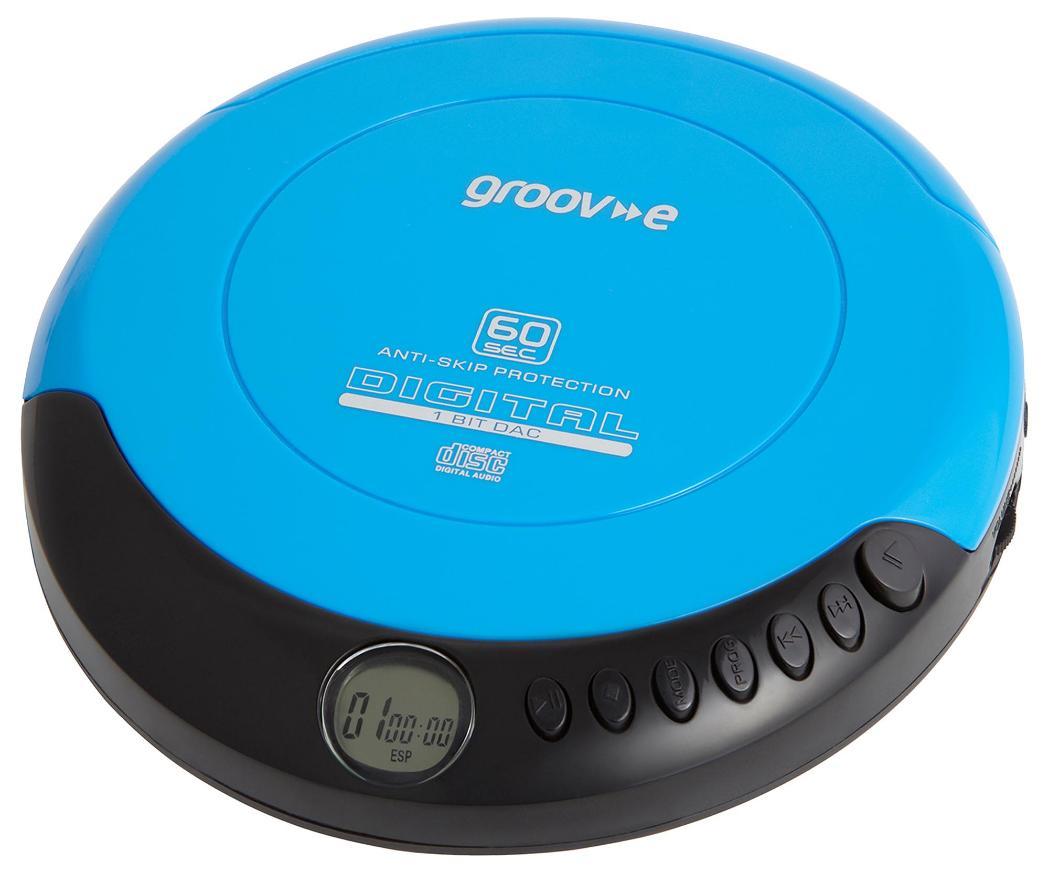 Retro Personal CD Player, Blue - GVPS110BE