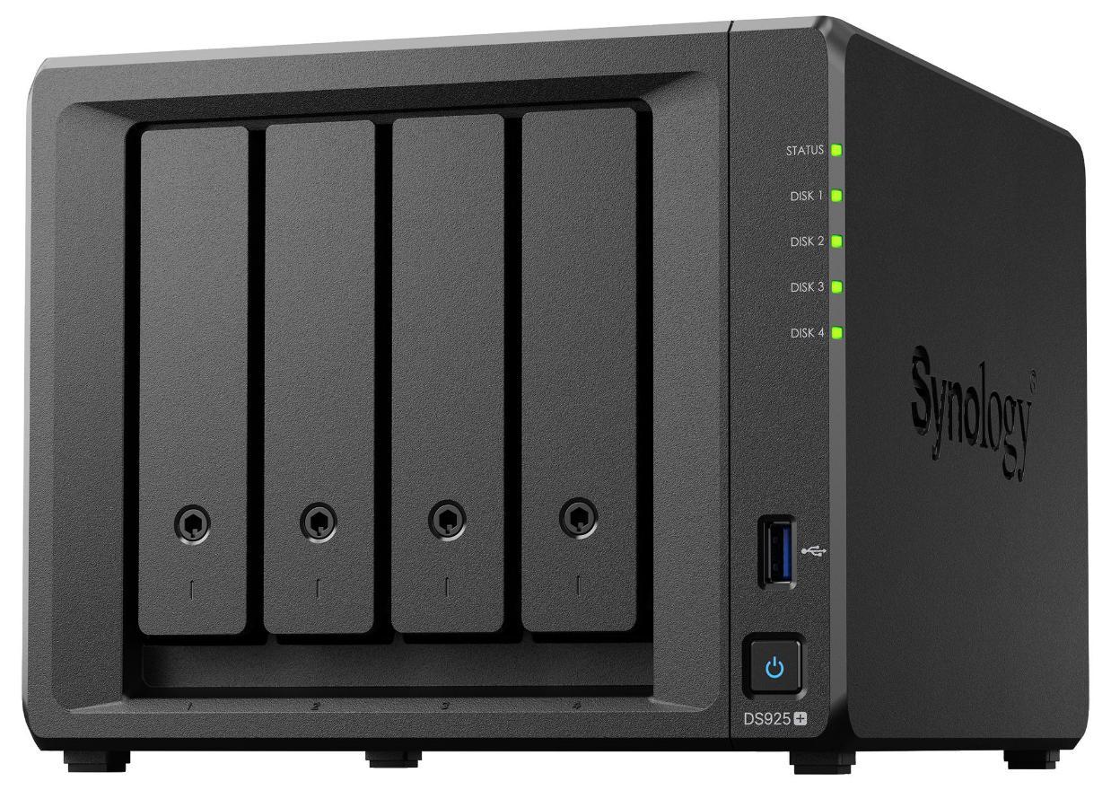 DiskStation DS925+ 4 Bay NAS Server, Diskless - DS925+