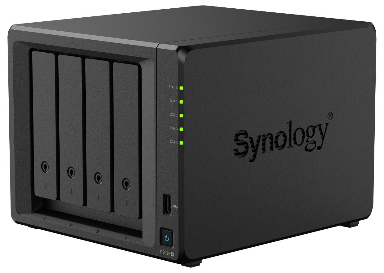DiskStation DS925+ 4 Bay NAS Server, Diskless - DS925+