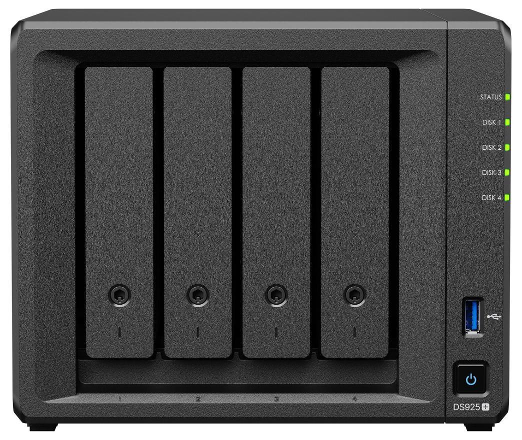 DiskStation DS925+ 4 Bay NAS Server, Diskless - DS925+
