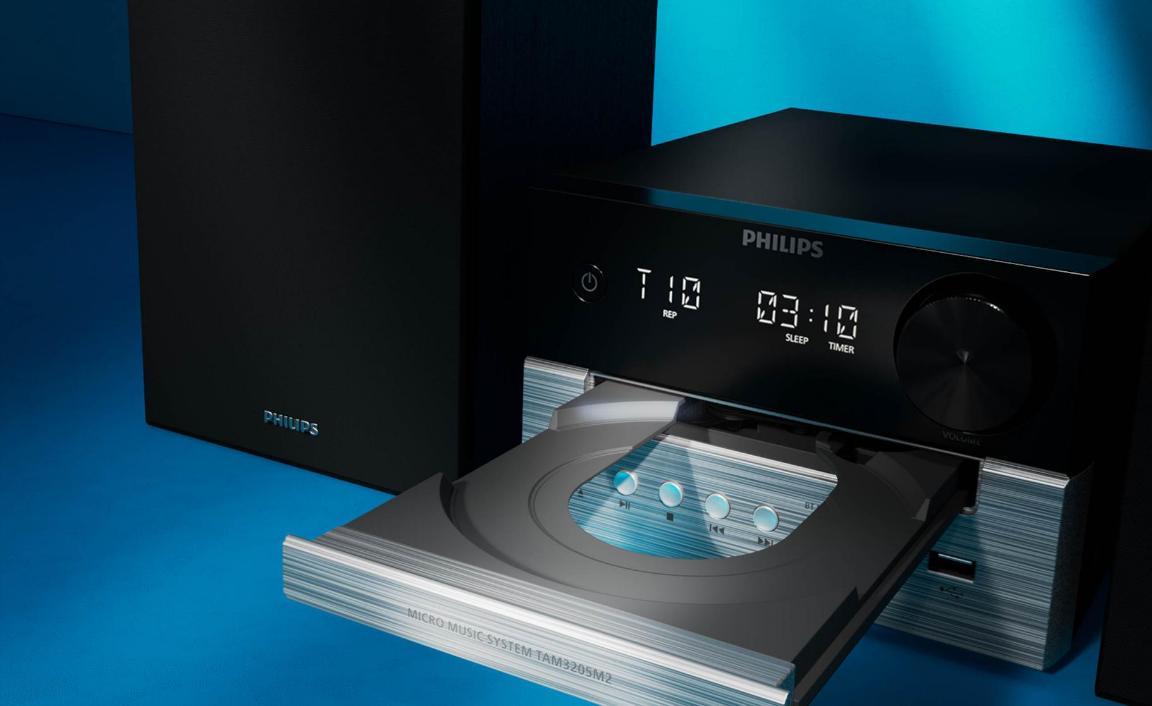 Micro sistema musicale CD/FM da 20 W con Bluetooth - TAM3205M2/12