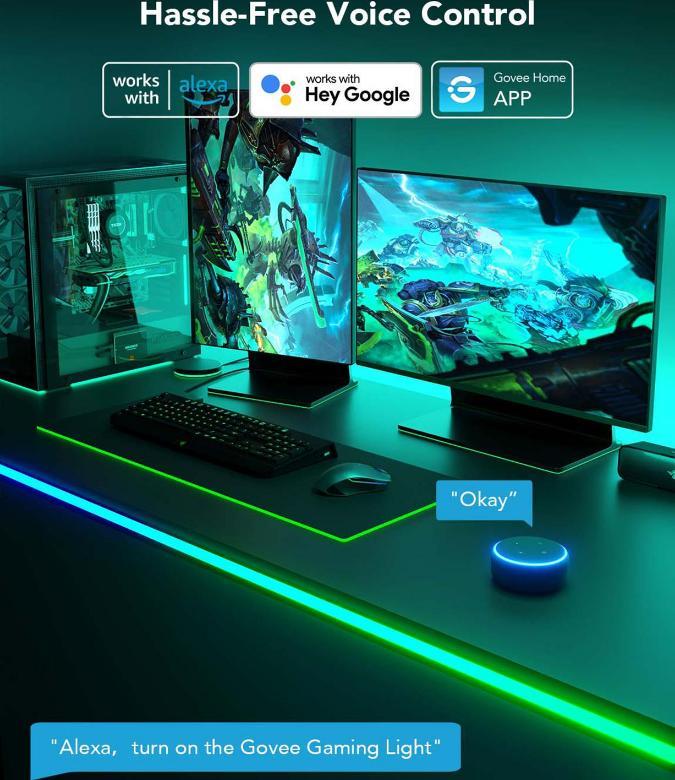Neon Rope RGB Smart Gaming Strip Light, 3m - H61C3