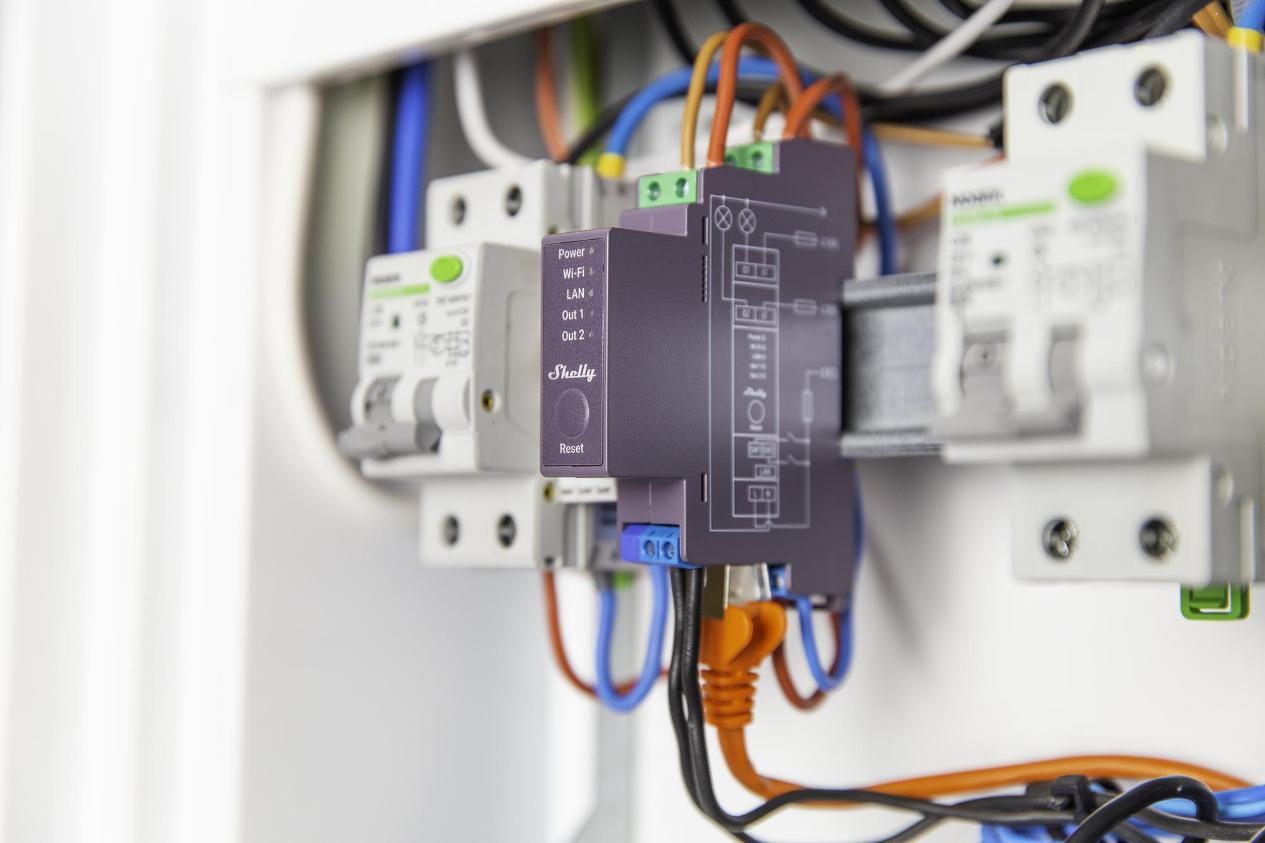 SHELLY PRO 2, RELÉ DE 2 CANALES, DIN - SH24337