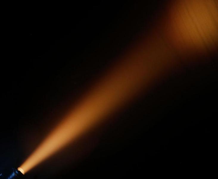 Theatre Spotlight with PC Lens and 60W RGBW LED in Black Housing - CLTS60WRGBW