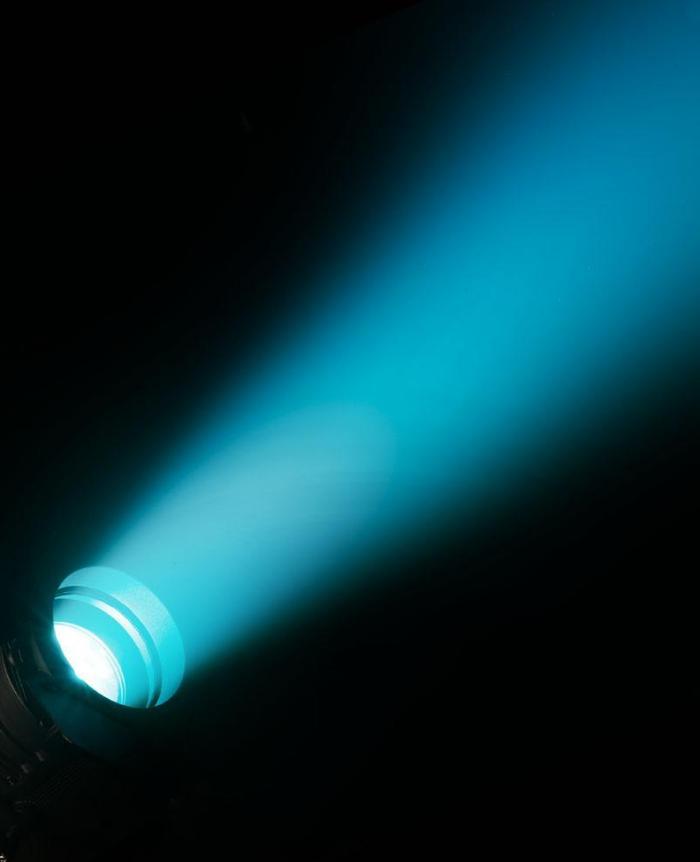 Theatre Spotlight with PC Lens and 60W RGBW LED in Black Housing - CLTS60WRGBW
