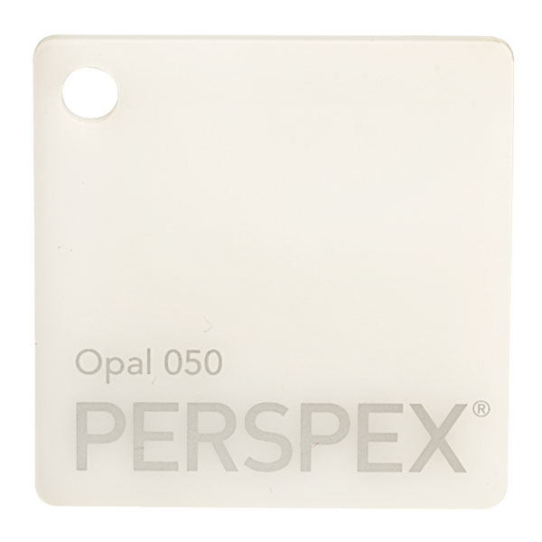 Lastra acrilica colata in perspex 600 x 400 x 3 mm opale solido