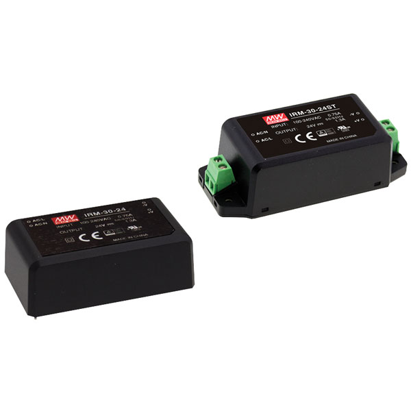 Mean Well IRM-30-24 Mini bloc d'alimentation encapsulé 24 V/30 W AC/DC