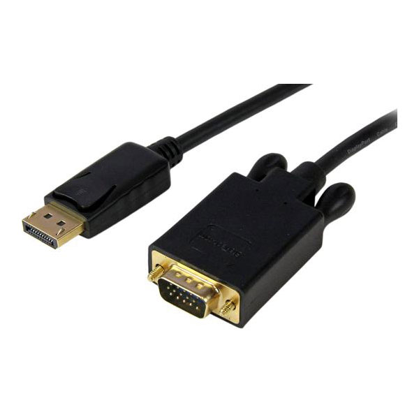 StarTech DP2VGAMM3B DisplayPort To VGA - 3ft - Active - Black