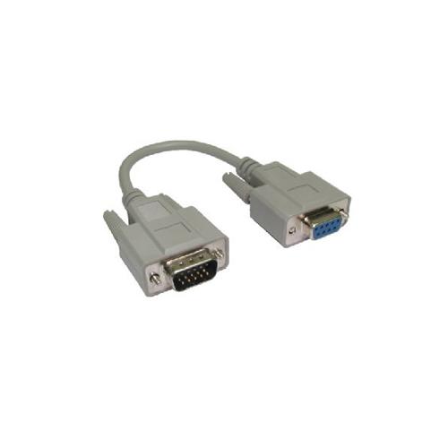 GP1895 VGA Cable Adaptor 9 Pin Female to HD 15 pin Male 21 cm