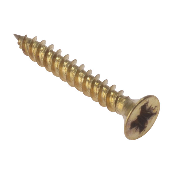 ForgeFix CSK348EB Gen Scopo PZ Vite CSK TT Elec Ottone 3/4x8 Scatola 200