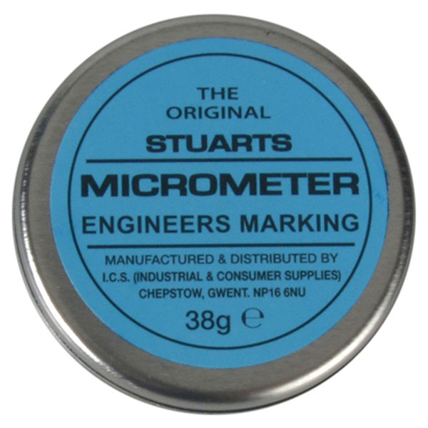 Stuarts STU-TIN Micrometer Engineers Blue, 38g Tin