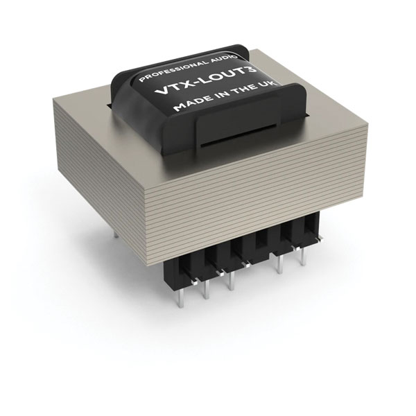 Trasformatore audio PCB con uscita quadfilare Vigortronix VTX-LOUT3 150Ω / 600Ω 24dBu