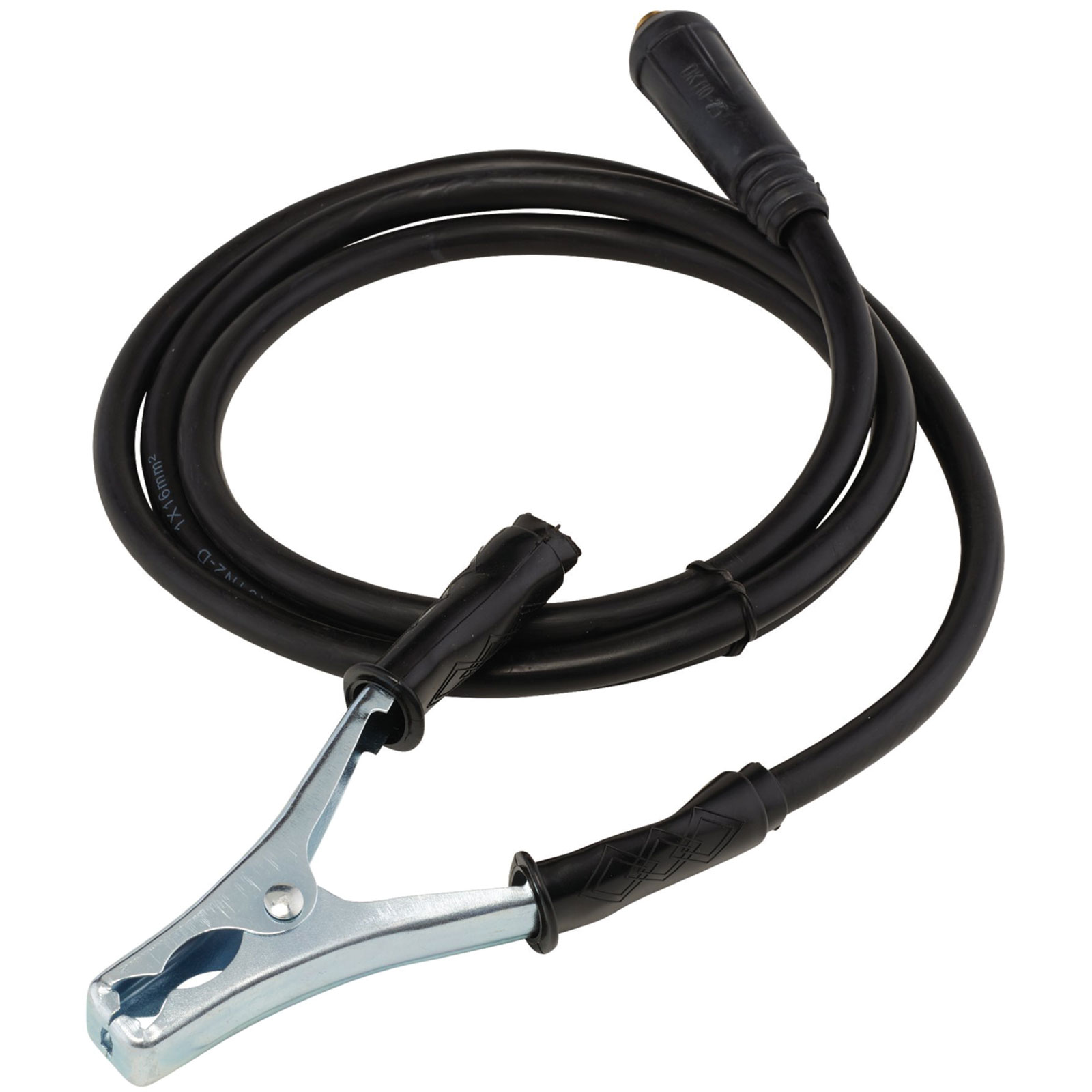 Draper 20930 MMA-Schweißerdungskabel und -klemme – 10/25 Dinse-Stecker, 1,8 m, 200 A