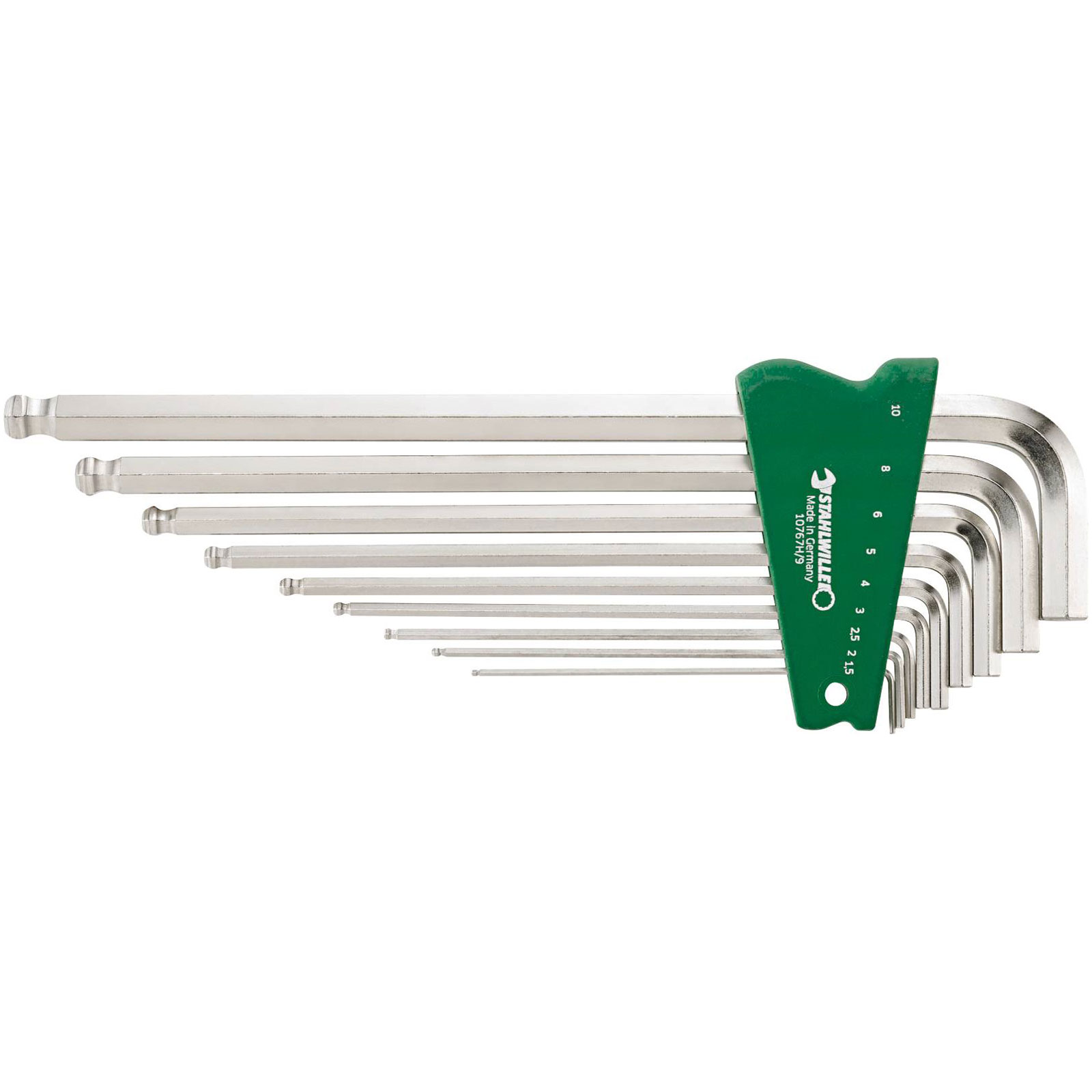 Stahlwille 96432700 10771/8 Jeu de clés Allen à rotule Torx 8 pièces