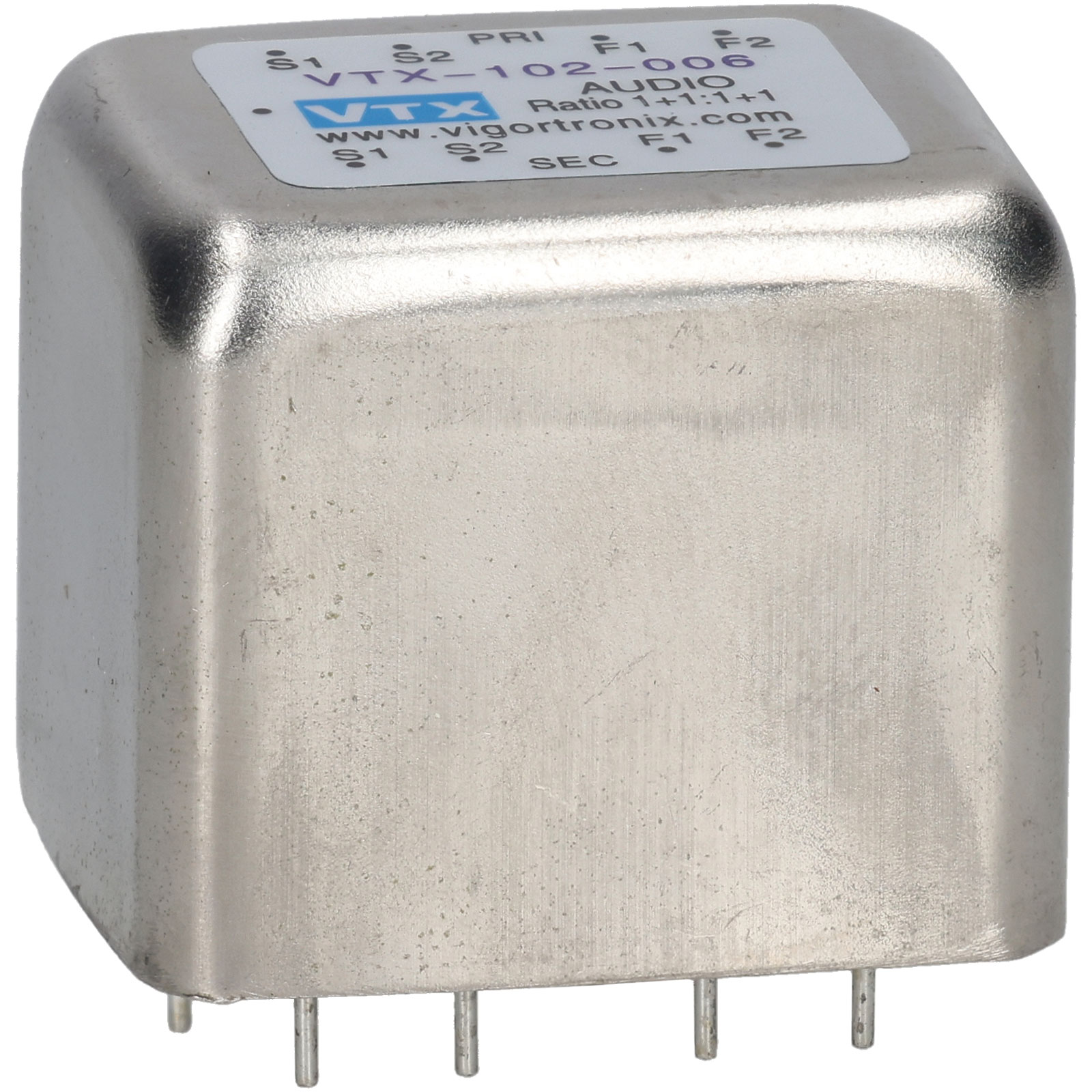 Vigortronix VTX-102-006 Trasformatore audio, in scatola, 1:1, 150 Ohm, 150 Ohm, 30 Khz