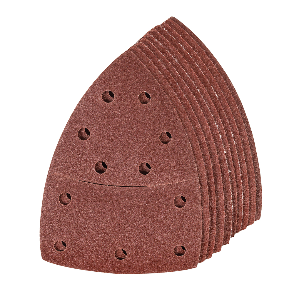 Silverline Hook & Loop Multi-Sander Sheets 102 X 62mm 93mm 10 pack 120 Grit