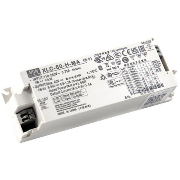 Mean Well XLC-60-12-MA Convertidor LED 60W nuevo producto