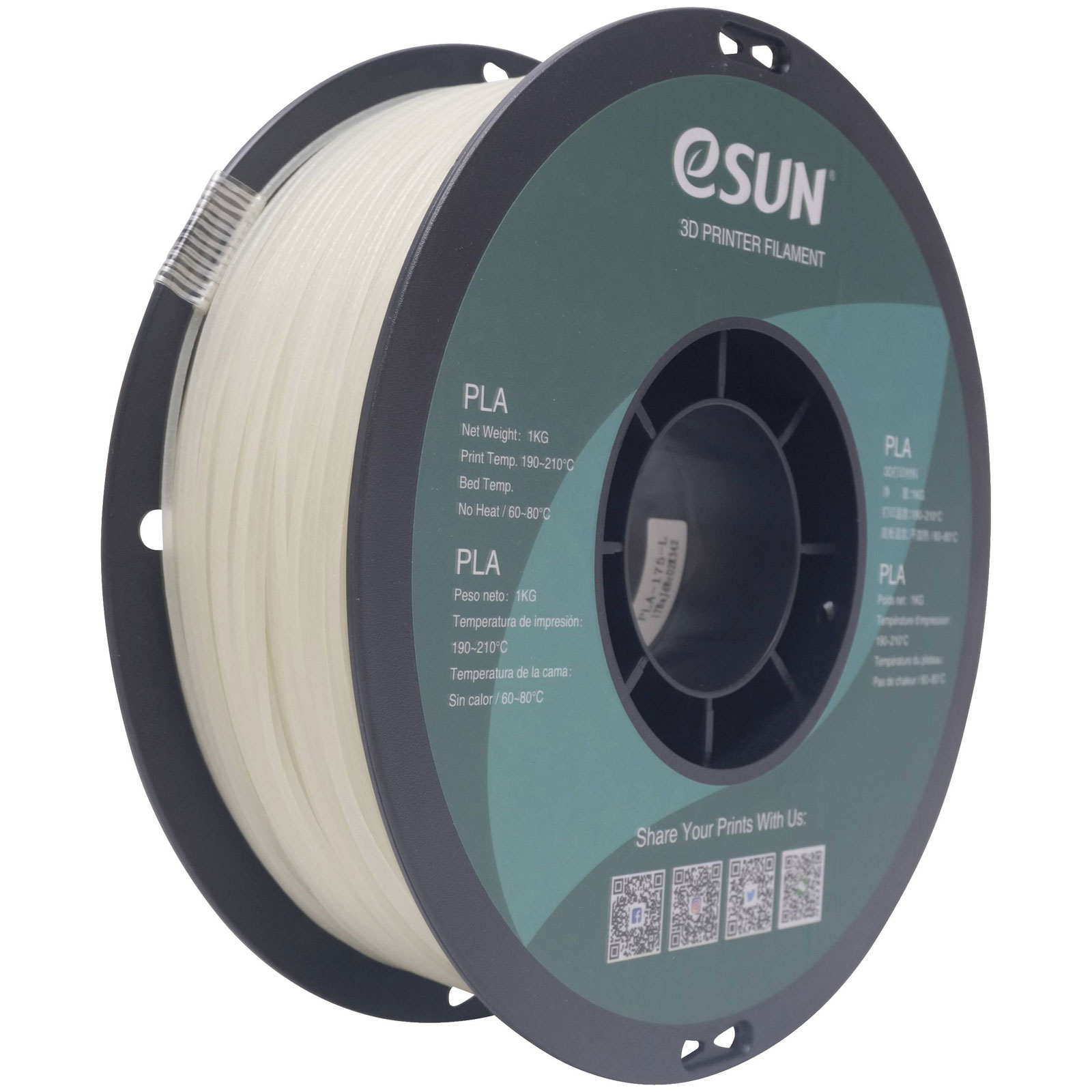 ESUN 2706207 PLA Consommables d'impression 3D Vert lumineux
