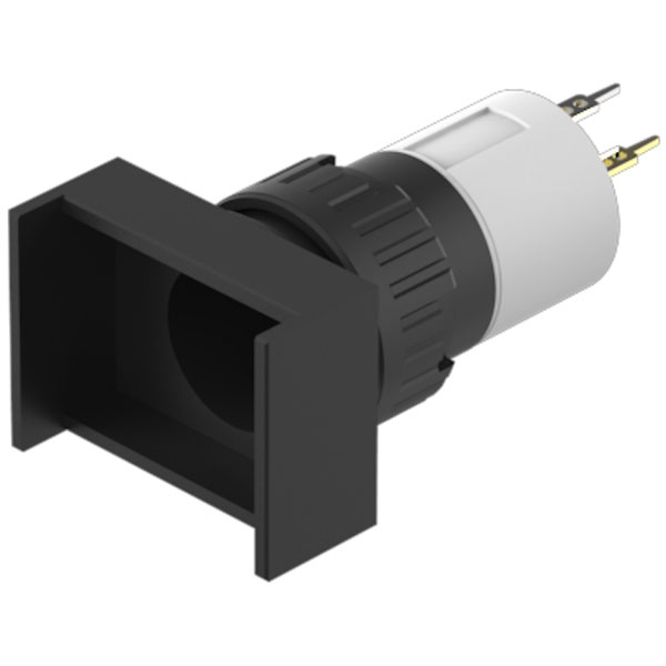 EAO 51-425.036 Illuminated pushbutton mom LL 1NO UT 18x24 gold